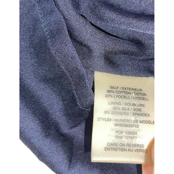 Alice + Olivia Ingrid A-Line Dress in Navy Blue Size 2 - Picture 11 of 12